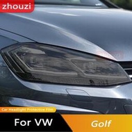台灣現貨Volkswagen福斯高爾夫Golf 7 8 MK7 12-22 汽車大燈色調黑色保護膜熏黑尾燈透明燈TPU貼