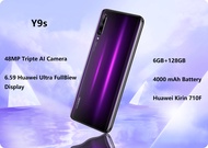 Huawei Y9s mobile phone 【Huawei Kirin 710F 6GB RAM-128GB ROM 】 6.59 inches lift camera 4000 mAh battery