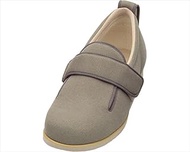 Ayumi Double Magic II Nursing Shoes, For Facilities and Hospitals, Moku Gray, Size 4L (10.2-10.4 inc