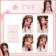 4PCS/Set IVE Wonyoung LOMO Card Jang Wonyoung Postcards Collection Stars Peripheral