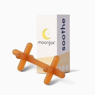 Moonjax Natural Rubber Baby Teething Toys - Baby Teether for Infants, Toddlers, Newborns, CPSIA Cert