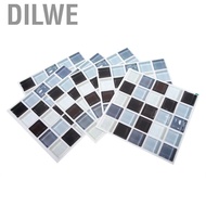 Dilwe 20 x 20cm Murals Sticker 3D Wall For Kindergarten Bedroom And Playroom