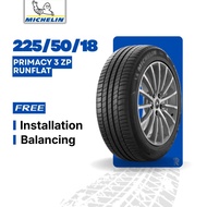 [Free Installation] 225/50/18 Michelin Primacy 3 ZP Runflat (Year 2024) New Tyre Tire Tayar