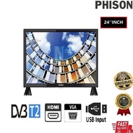 Phison PTV-E2400T2 Led Tv HD 24''inch with MyFreeview Digital Tuner