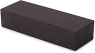 Black Ebony Wood, 12x4x2.5CM Wood Timber Handle Plate for Music Instruments DIY Tools, Ebony Lumber