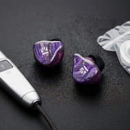 KBEAR Cepheus 2DD 6BA IEM Earphones 16-Driver Hybrid HiFi Wired Earbuds 4-Core Alloy Copper-Silver C