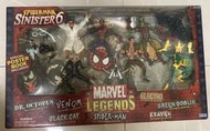 Marvel Legends toybiz 蜘蛛人 綠惡魔 猛毒 八爪博士 黑貓 電光人 禮盒(哥吉拉,小丑,蝙蝠俠