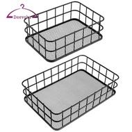 deevoka Wire Food Storage Basket, Metal Organizer Basket, Kitchen Organizer for Garage, Bedroom, And