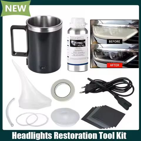 50ml/100ml/200ml Headlight Cleaning Renovated Car Headlight Renovation Kit Polishing Car Lamps Kettl
