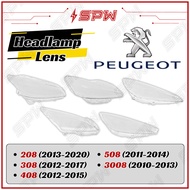 PEUGEOT HEAD LAMP LENS COVER Head Light OEM Headlamp Clear Len Covers HD Quality 208 308 408 508 300