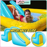 👶🏻Woobbies Inflatable Outdoor Water Slide Wider Steps Water Park Swimming Pool Supplies Water Play R