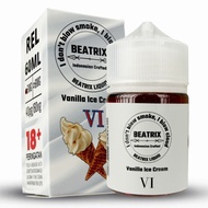 ID | LIQUID BEATRIX V6 VANILLA ICE CREAM 60ML BY OMNILAB LIQUID VAPE FREEBASE