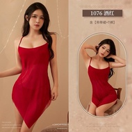 BT31 Transparent Nightwear Backless Dress Cute Dress Daster Lingerie