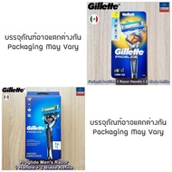 Gillette® Fusion5™ Proglide® Mens Razor Handle + Blade Refills ชุดมีดโกน ยิลเลตต์ ฟิวชั่นไฟ้ว์ โปรไก