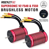 SURPASS HOBBY Rocket-RC Brushless Motor F540 550 motor V2 supersonic w/Temperature Sensor for 1/10 T