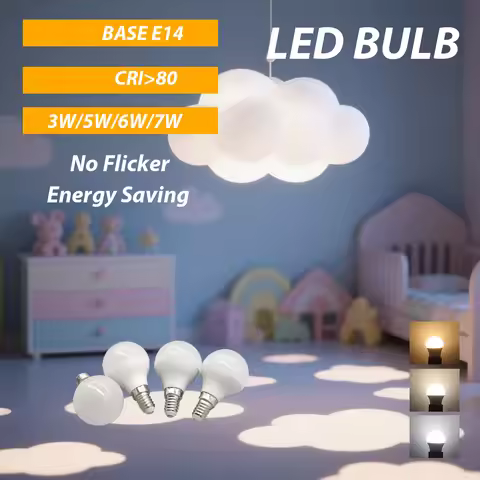 1-10pcs Lamparas Led Bulb Bombillas E14 MINI G45 3000K-6000K Amp AC100-240V AC 220V Lamp for Home Of