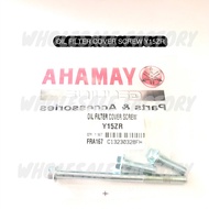 ORIGINAL YAMAHA OIL FILTER COVER SCREW SET Y15ZR / Y16ZR / SRL115 / SRL115 FI / LC135 / LC135 5S