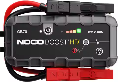 Boost GB70: 2000A UltraSafe Jump Starter – 12V Lithium Battery Booster Pack, Portable Jump Box, Powe