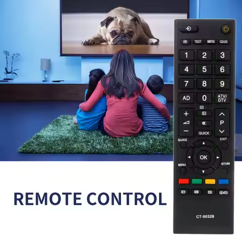 433mhz Universal TV Remote Control for Toshiba CT-90326 CT-90380 CT-90336 CT-90351 LCD Replacement S