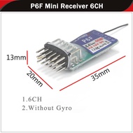 DUMBORC 6CH X6PM-350 2.4G 4.8-12V Mini Transmitter P6F Mini/P6F/P6FG/P6DCG Gyro Receiver for RC Car