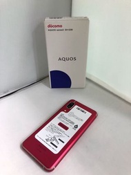 docomo Sharp AQUOS sense3 sh-02m 紅色 4000mAh 電量　android9 sim free