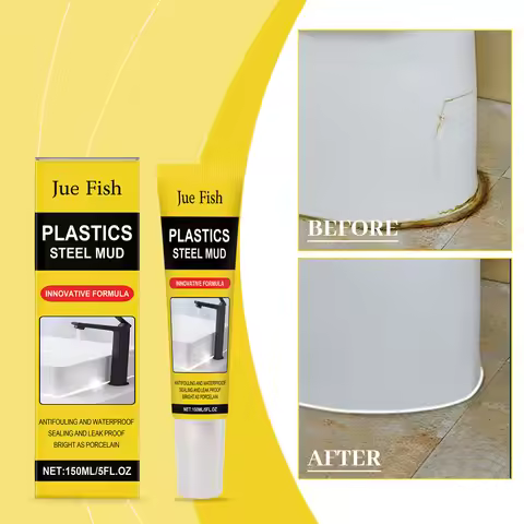 Tile Adhesive Glue Waterproof Leak Stopping Replenisher Kitchen Plastic Steel Mud Leak Repair Quick 