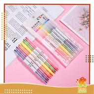 NA Colorful 2-Sided Highlighter Pen Set of 6 in 1 High Lighter/ Two-Way Book Marker Pack of 6 in 1