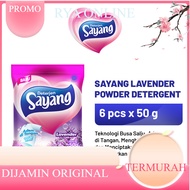 Sayang Lavender Powder Detergent 50 gr x 6 Sachet