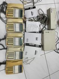 TECOM 東訊 SD-616 數位電話 總機系統 x1 含變壓器 + 數位電話機x5 二手 免運 NT$5500元