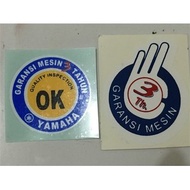 Stiker Oke 3 Tahun Yamaha - Sticker Ok Yamaha Stiker Oke