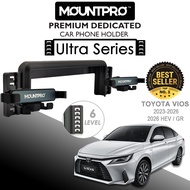 𝗠𝗢𝗨𝗡𝗧𝗣𝗥𝗢™ 𝗨𝗹𝘁𝗿𝗮 𝗦𝗲𝗿𝗶𝗲𝘀 Premium Dedicated Infotainment Screen Car Phone Holder Toyota Vios (2023-2026