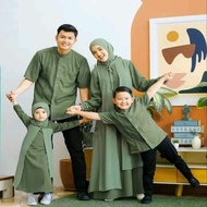Baju Couple Sarimbit Keluarga Gamis Terbaru 2024 / Gamis Couple Ibu