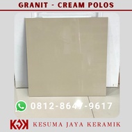 Granit 60x60 Cream Polos Murah Glossy Luxury Home Indy White