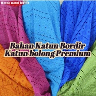 KATUN Premium/ Perforated Cotton Fabric / Perforated Embroidered Cotton Fabric / Perforated Cotton F