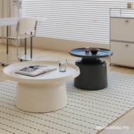 Iron Coffee Table Nordic Living Room Small Apartment Household Round Modern Simple Light Luxury Infl