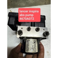 Mitsubishi lancer gt inspira abs pump module anti lock braking system 4670A072 original halfcut