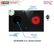 Senz 2 in 1 Smart Induction & Ceramic Cooker Hob SZ-RI3200i  Dual Heating Zone 4000W Power Output SZ