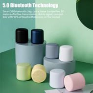 Mini Speaker InPods LittleFUN Macaron USB Charging Bluetooth 5.0 Wireless Smart Strong Compatibility Light And Portable