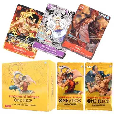 40/300Pcs Anime ONE PIECE card TCG OP-04 hidden edition Gear 5 Luffy Zoro Shanks Trading Collection 