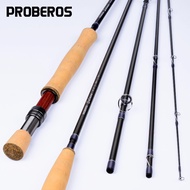 Four-Section fly Rod Flying Fishing Rod 9 Feet 2.7m 6wt 8wt Carbon Fiber Stream Flying Fishing Rod f