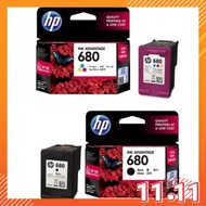 Genuine Original HP 680 BLACK / COLOR / COMBO / TWIN PACK INK CARTRIDGE FOR HP Dakwat Printer Refill Original HP Ganti