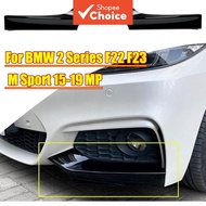 Gloss Black Front Bumper Lip Splitter Diffuser for Bmw 2 Series F22 F23 M Sport 2014-2019