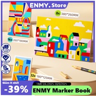 Marker Drawing Paper Set 30 Sheets – Smooth Paper, Waterproof, Size 16K