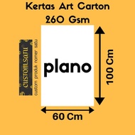 kertas art carton / paper Plano 260 gsm 65 x 100 cm TERMURAH