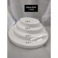 Gabus Bulat/Round Foam/Gabus Hantaran/Span Hantaran/Foam ✅ready stock🔥