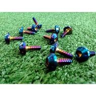 1pc Screw Skru Coverset titanium Y15 LC135 125z 115z RS150 RFS150 VF3i NVX NMAX XMAX VARIO AVANTIZ N