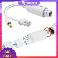 48V To 12V POE Spliter Waterproof Ethernet Adapter Cable IEEE802.3af/at Compliant IP Camera Splitter