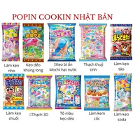 Popin Cookin Japanese Cooking Toys - mini Cinnamon Ice Cream, soda Candy, Grapes, Marshmallows, Ice Cream, Jelly, Coloring, Explosive Candy