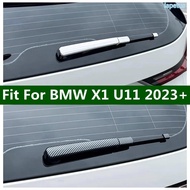 ABS Chrome Rear Windshield Window Windscreen Rain Wiper Cover Trim Decoration Frame Fit For BMW X1 U