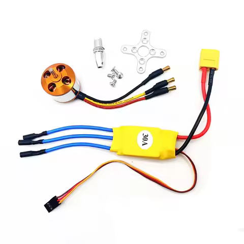 XXD A2212 A2208 930KV 1000KV 1400KV 2200KV 2700KV Brushless Motor with 30A Brushless ESC Motor Speed